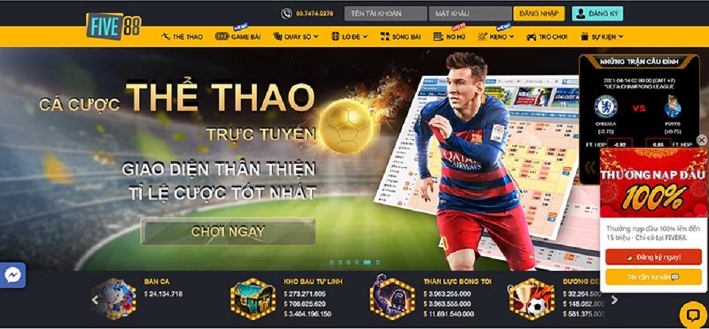 thể thao five88